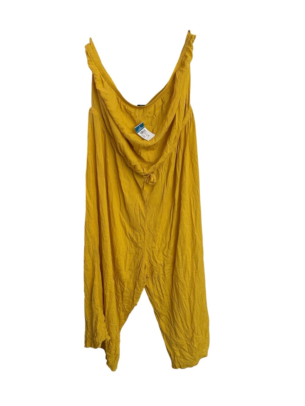 Rue+ Yellow Sleeveless Lightweight Jumpsuit Size 4X